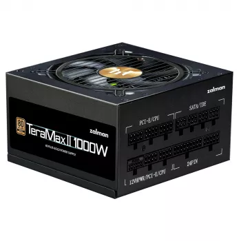 Zalman ZM1000-TMX2 TerraMax II 1000W 80 Plus Gold pilnmodulārs ATX 3.0 PCIe 5.0 barošanas bloks