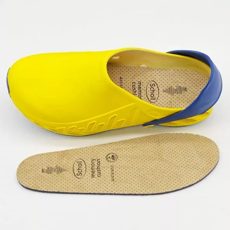 Scholl Evoflex - unisex koka krāsas čības, izmērs 38