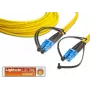 Lightwin LWL Patch Kabelis, Duplekss, SM, LC-LC, 0.25m (LDP-09 LC-LC 0.25)