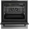 Brīvi stāvoša gāzes-elektriskā plīts BEKO FBM62330GXTN 60 cm, 4 gāzes degļu virsma, 72 L elektriskā cepeškrāsns, energoklase A