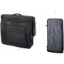 Apģērbu soma LIGHTPAK 46131 — poliesters, melna, noņemama plecu siksna