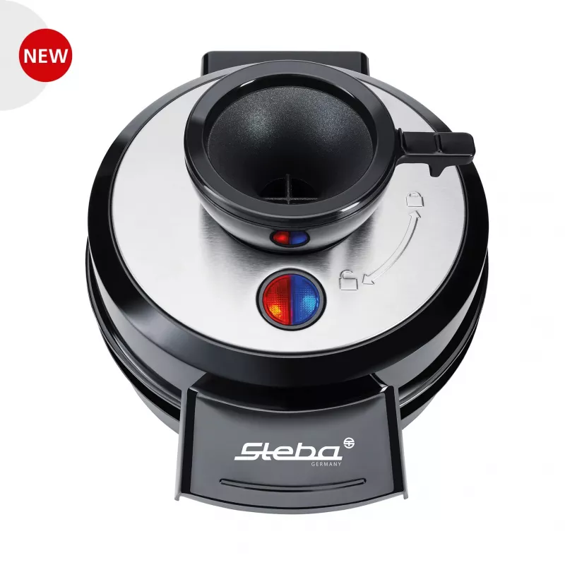 Steba WE 20 VOLCANO (melns) 4 vafeles 700W Melns vafeļu automāts (182800)