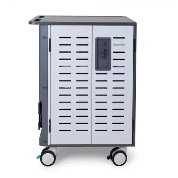 Ergotron Zip40 uzlādes ratiņi - 40 planšetēm/klēpjdatoriem - līdz 15,6 collu ekrāniem