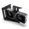 Grafikas kartes vertikālais stiprinājums NZXT AB-RH175-B1, melns, 144.7x150.4x186.8 mm