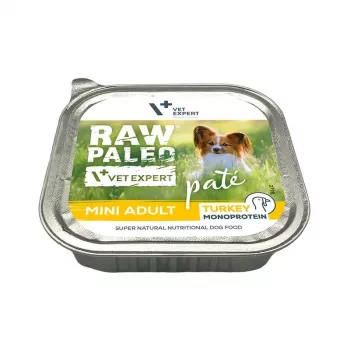 RAW PALEO Pate Mini Adult Liellopu gaļa - mitrā suņu barība - 150 g