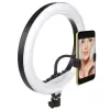 Maclean MCE610 10 12W LED gredzena gaisma ar statīvu un Bluetooth slēdzi