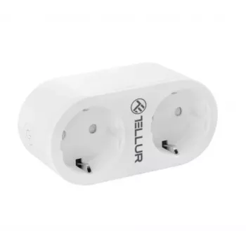Tellur WiFi AC Divkontakts ar enerģijas mērīšanu, 16A, 2400W