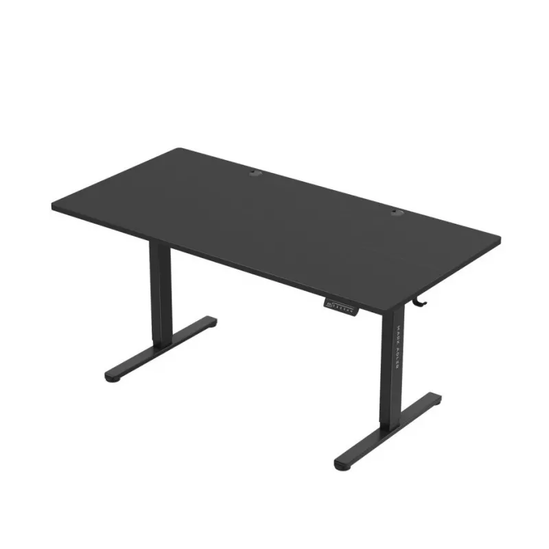 Elektriski regulējams spēļu galds Mark Adler MA-Leader 7.6 Melns — 160×80 cm, 72–118 cm, 70 kg maks.