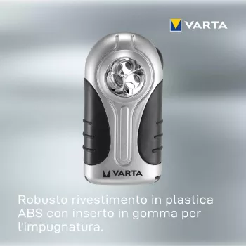 Rokas lukturītis Varta 16647 Melns Sudrabs