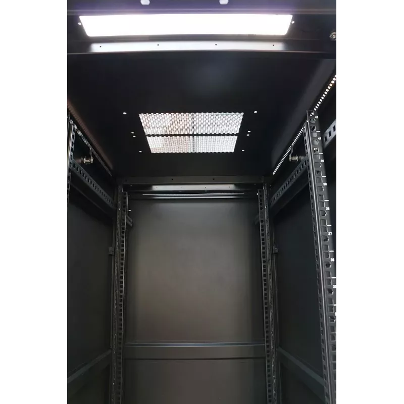 Brīvi stāvošs skapis Extralink Rackmount 42U 600x800 Melns