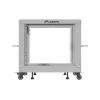 Atvērtais statīvs 19 inch 9U 600x600-1100 regulējams pelēks