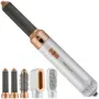 Karstā gaisa veidotājs Profi-Care 331321 balts-rozā — 4-in-1 multi-styler, 5 uzgaļi, 1000W, 3 temperatūras iestatījumi