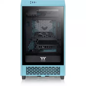 Thermaltake The Tower 200 tirkīza korpuss ar rūdītu stiklu