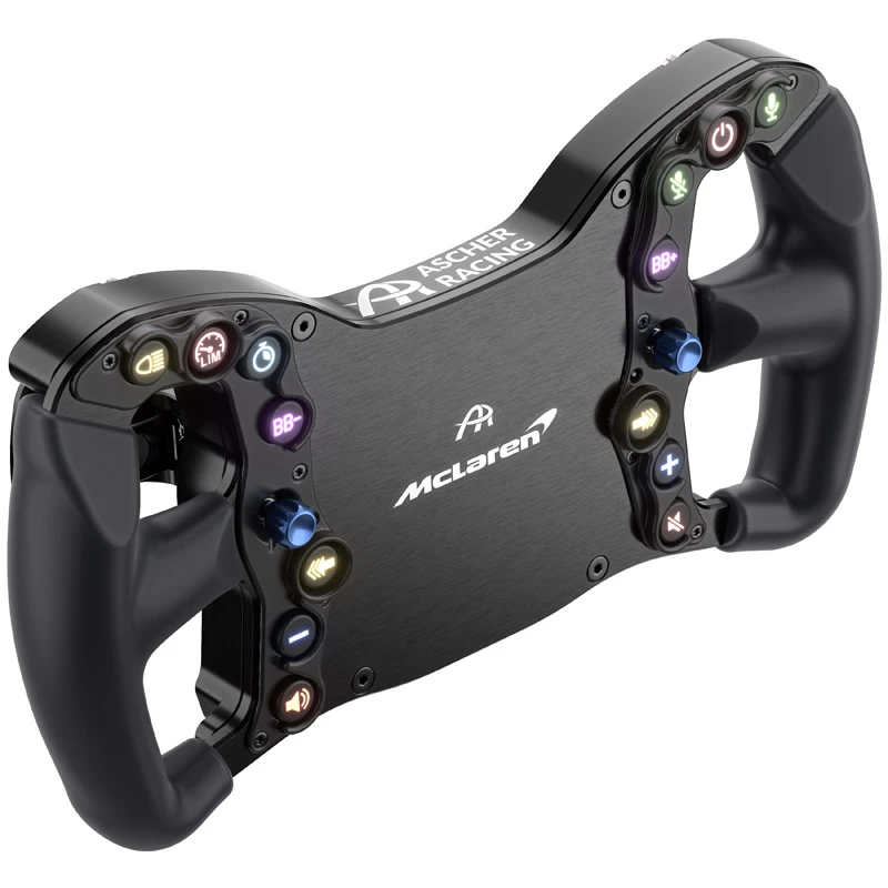 Stūres rats Ascher Racing McLaren Artura Sport-SC Butterfly Style Quick Release — simsacīkšu stūres loka
