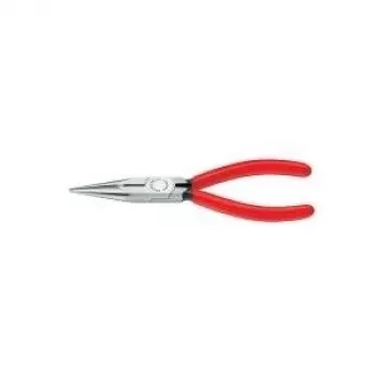 Knaibles Knipex plakanas, taisnas, 160 mm, pulētas, ar plastmasas apvalku