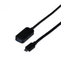 EFB-Elektronik USB 3.2 Gen2 10Gbit pagarinātājkabelis, Type-C spraudnis - Type-A ligzda, 0,5 m