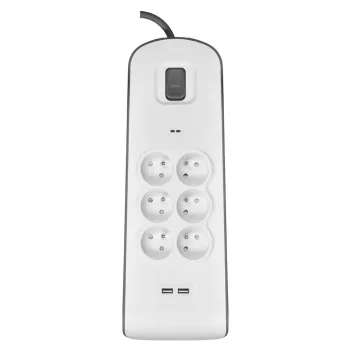 Pārsprieguma aizsargs Belkin BSV604ca2m Balts 6 AC kontaktligzdas 2 m