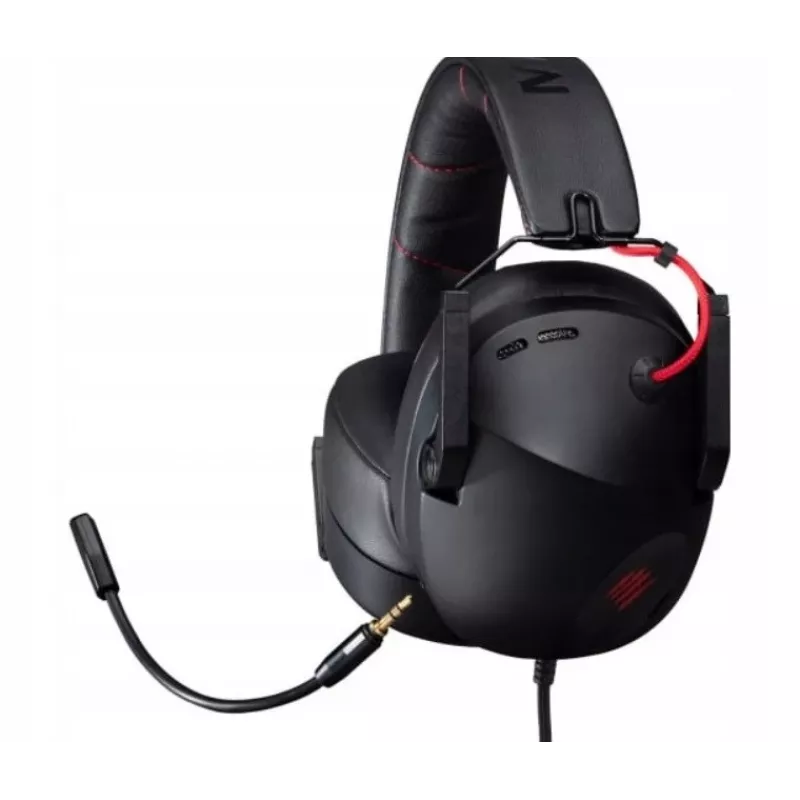 Galvas austiņas Mad Catz P.I.L.O.T. 3 — vadu binurālas spēļu austiņas, 3.5 mm, 50 mm draiveri, 105 dB jutība, melna