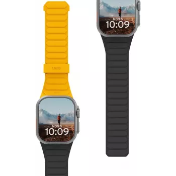 UAG Pathfinder Strap Apple Watch 49/46/45/44 mm Dzelteni Melns