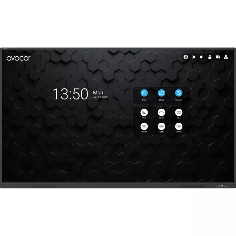 AVOCOR S-Serie AVS-7510 190cm TOUCH 75'' 4K interaktīvais displejs