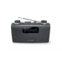 Pārnēsājamais radio Muse M-058 R — AM/FM, skaļuma regulators, baterijas vai 230V tīkls, melns/pelēks