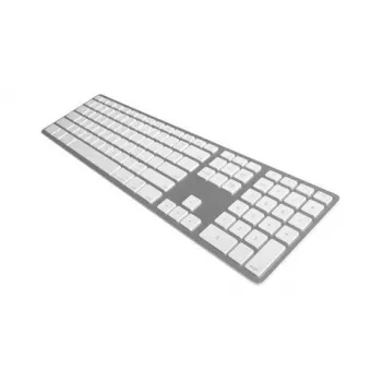 Tastatūra Matias Mac Silver FK418BTS-UK — kompakta, USB savienojums