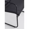 Extralink BLACK FOREST dārza mēbeļu komplekts: 2 krēsli + ležanka + saliekams galdiņš, melns L-0358
