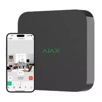 Continental Ajax DC 8 ch Black 8-kanālu 4K NVR, 25/30fps, SATA HDD līdz 16 TB, 100 Mbit/s, IP20