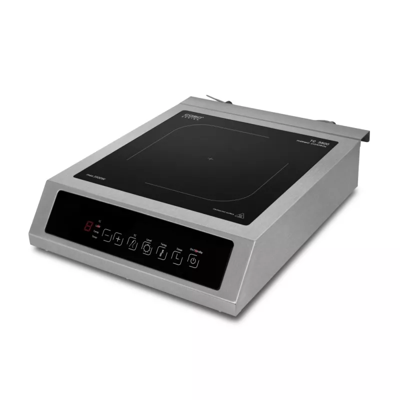Caso TC 3500 Thermo Control Hob indukcijas plīts, 1 zonas, melna/nerūsējošais tērauds
