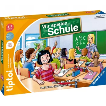 Galda spēle tiptoi Wir spielen Schule