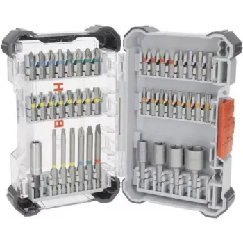 Bosch instrumentu komplekts 43 daļas Pick and Click kastē - Extra Hard uzgaļi un aksesuāri