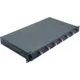 Tīkla kabelis Helos LWL 19 collu Splice Box 6 x LC Duplex OM4 375557 Melns