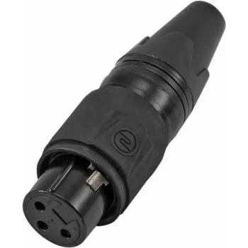 Omnitronic IP 30208436 XLR 3-pin ligzda – sieviešu šasijas savienotājs audio iekārtām
