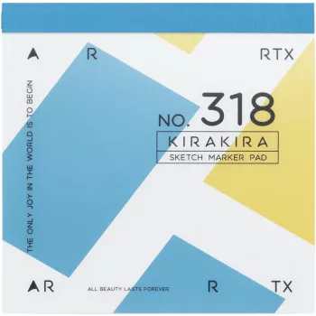 Arrtx LC302666 skiču bloks, 18 x 18 cm, 56 lapas, kvadrātformāts