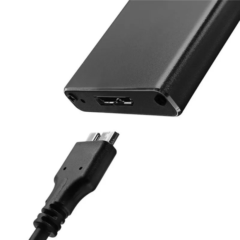 Ārējais M.2 SATA SSD korpuss QOLTEC 51854 USB 3.0 bezinstrumentu