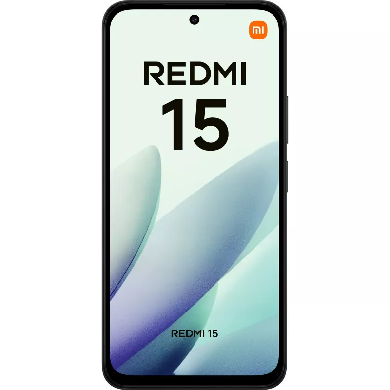 Xiaomi Redmi 15 17.5 cm (6.9) hibrīds Dual SIM 4G USB Type-C 6 GB 128 GB 7000 mAh Melns
