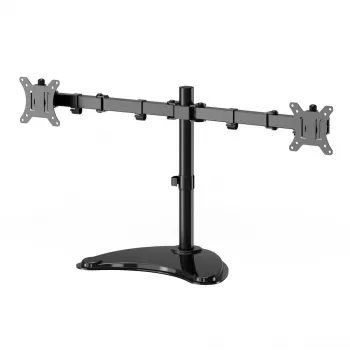 Gembird MS-D2ST-02 Monitora galda statīvs (pagriežams, sasverams, grozāms), 13”-32”, melns
