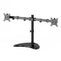 Gembird MS-D2ST-02 Monitora galda statīvs (pagriežams, sasverams, grozāms), 13”-32”, melns