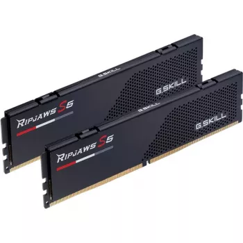G.Skill Ripjaws S5 64 GB (2x 32 GB) DDR5-6000 Dual-Kit, melna, F5-6000J3238G32GX2-RS5K, INTEL XMP