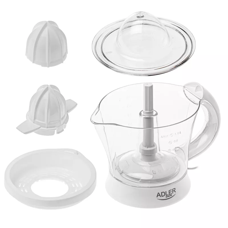 Adler Citrus Juicer AD 4014 - Citrus sulu spiede, balta, 40 W
