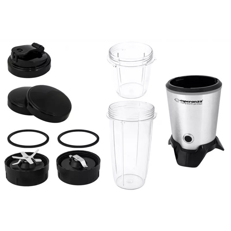 Esperanza EKM028 blender galda blenderis 1000 W Melns, Nerūsējošais tērauds