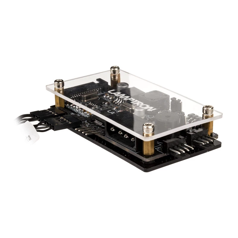 Lamptron TC20 PCI ventilatora un RGB LED kontrolieris, melns