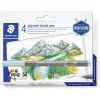 Staedtler Design Journey 371 BK4-2 pigmenta otu pildspalvu kopa, Lake Colors, 4 gab.
