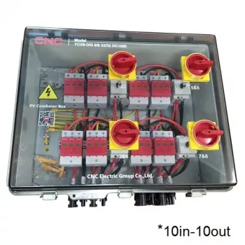 PV savienotājkārba CNC NV822553 DC 10-in 10-out IP66
