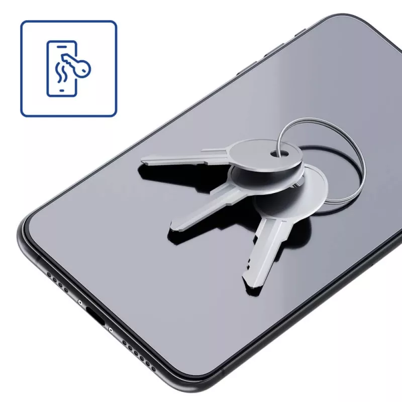 Rūdīts elastīgs stikla ekrāna aizsargs 3MK Samsung Xcover 7 G556 — 0,33 mm, 9H cietība