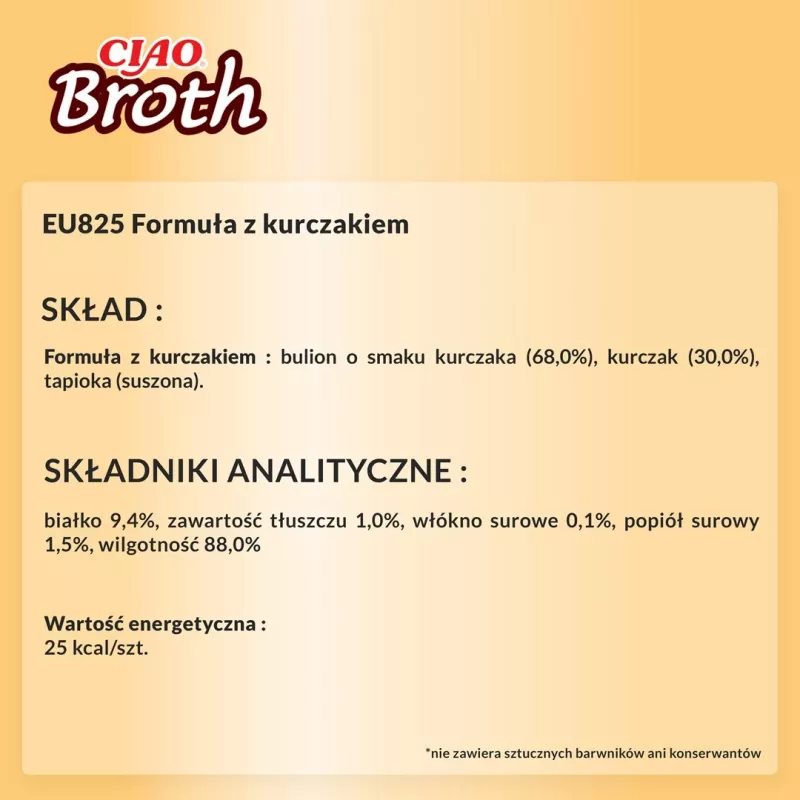 Slapjš kaķu gardums INABA Ciao Broth Chicken 40 g paciņa