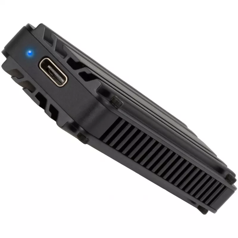 Ārējais SSD korpuss Silverstone MS12 Melns M.2