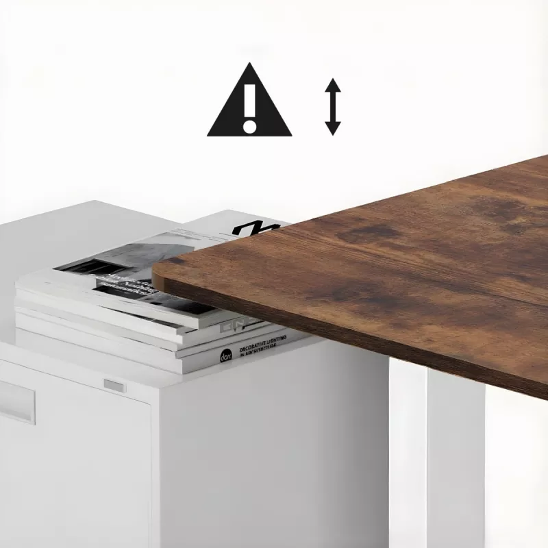 Elektriski regulējams augstuma galds ergo office ER-400 W — maks. augstums 1160 mm, maks. slodze 80 kg