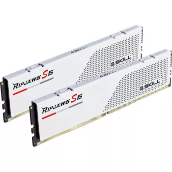 G.Skill Ripjaws S5 DIMM 96 GB DDR5-6000 (2x 48 GB) Dual-Kit, balta, F5-6000J3036F48GX2-RS5W, INTEL XMP