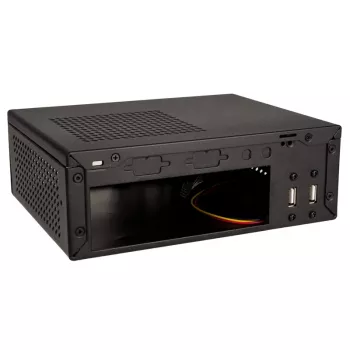 Mini-STX korpuss Akasa Cypher ST V2 Black 2.5 collu diskam